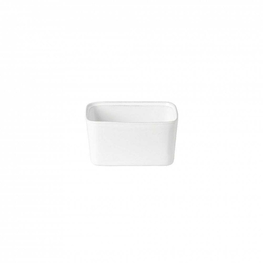 Table Relish Decor | Friso Large Sugar Packet Bowl - White