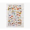 Kitchen Relish Decor | Rifle Paper Co Tea Towel - Bon Voyage