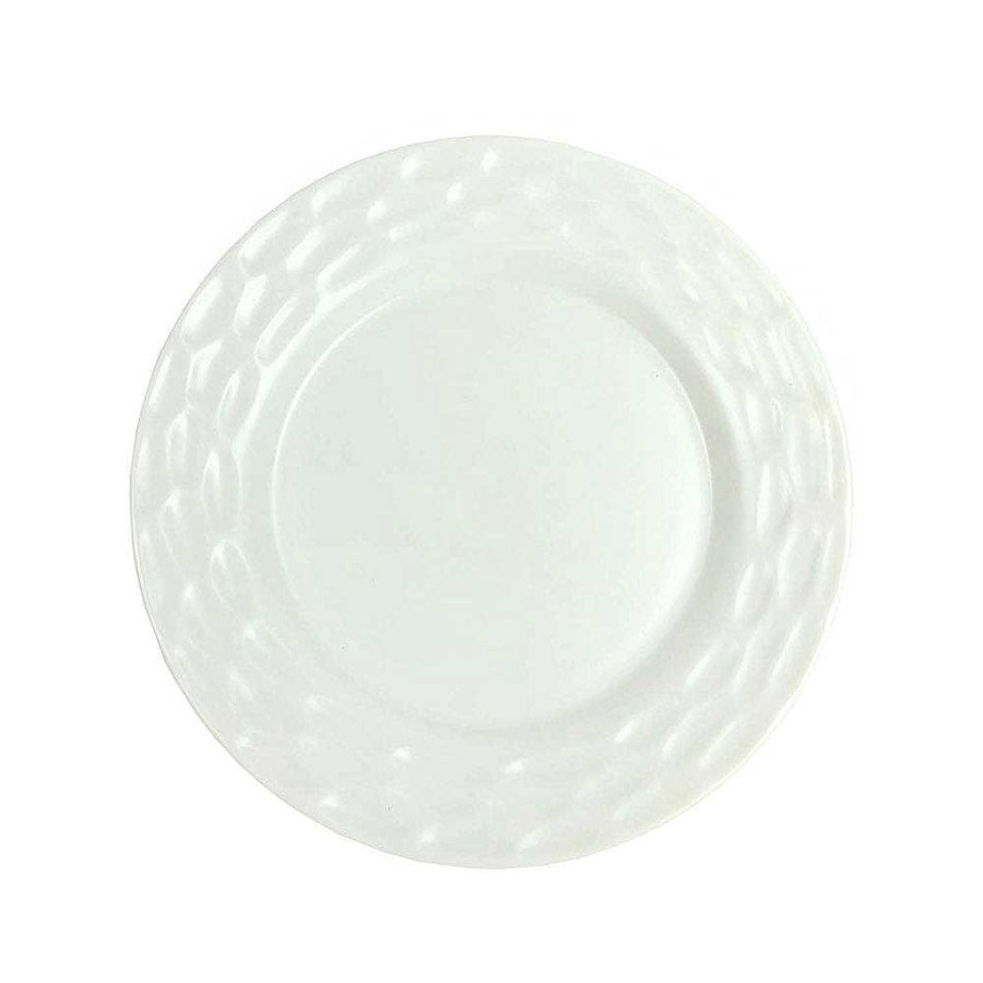 Table Relish Decor | Truro Dinner Plate - Origin White