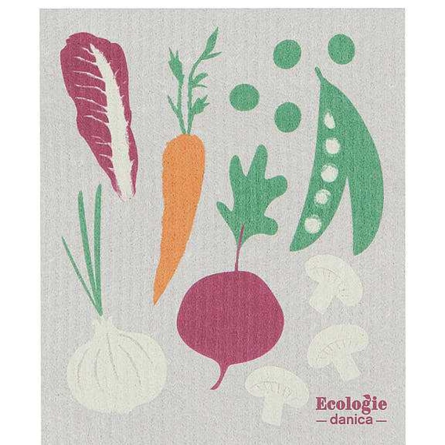 Kitchen Relish Decor | Swedish Dishcloth - Veggies