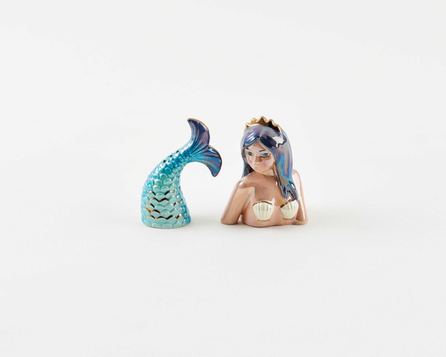 Kitchen Relish Decor | Mermaid Salt & Pepper Set