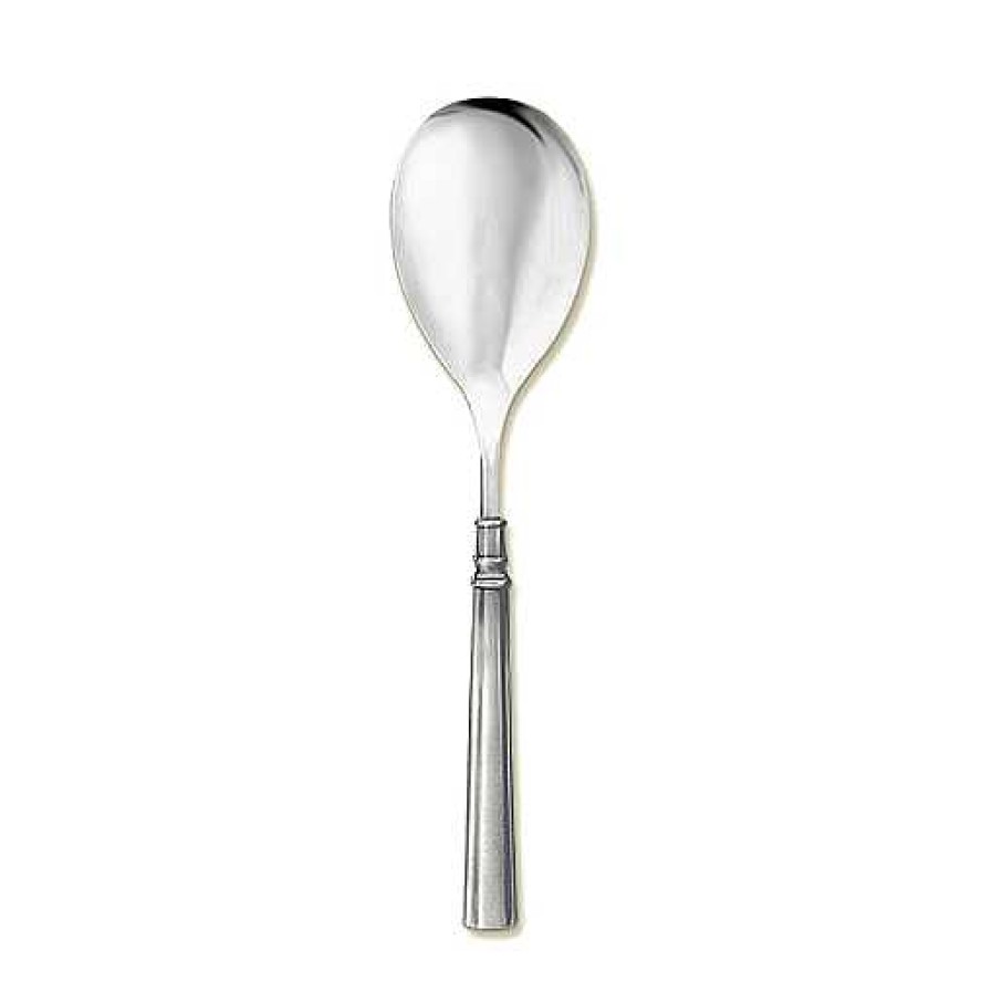 Table Relish Decor | Match Pewter Lucia Wide Serving Spoon