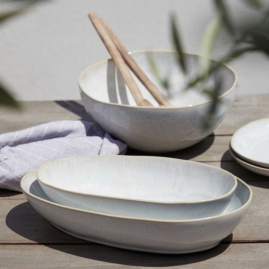 Table Relish Decor | Eivissa Serving Bowl - Sand Beige