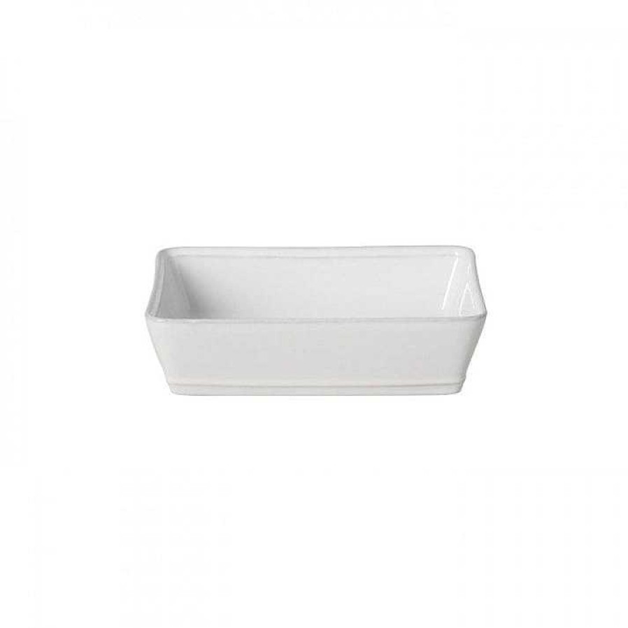 Kitchen Relish Decor | Friso Rectangular Baker Set - White