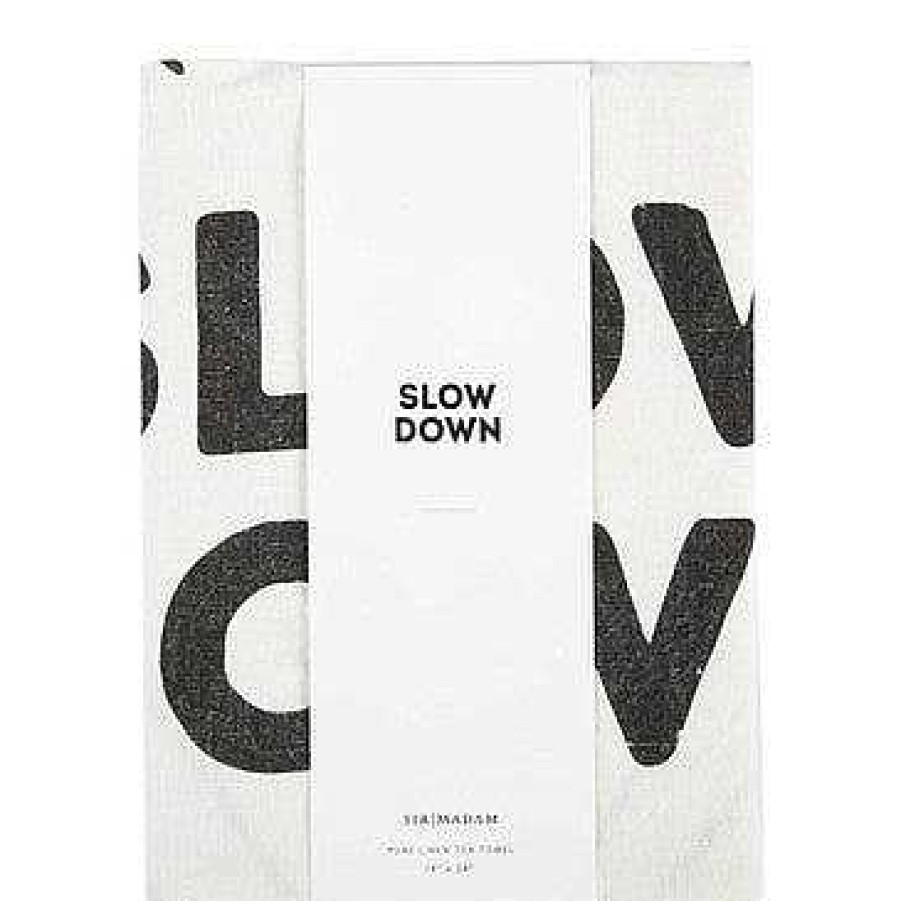 Kitchen Relish Decor | Tea Towel - Slow Down