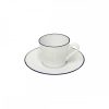 Table Relish Decor | Beja Tea Cup & Saucer Set - White Blue