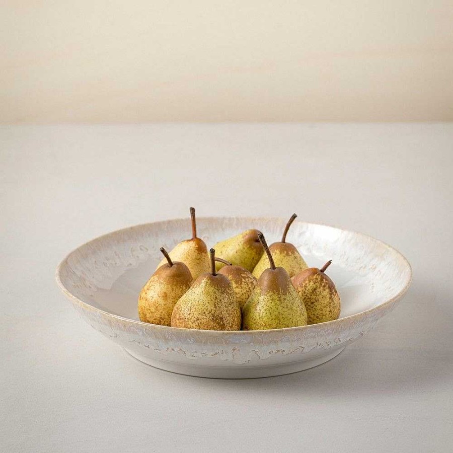 Table Relish Decor | Taormina Pasta Serving Bowl - White