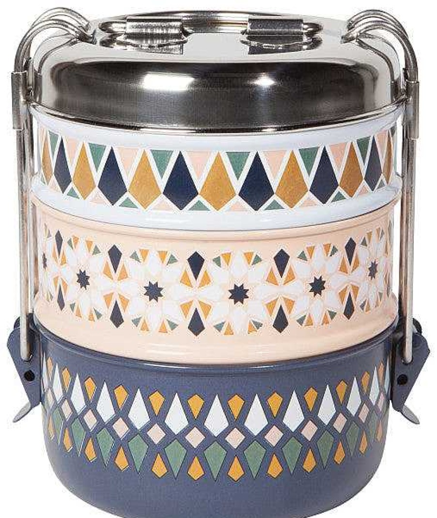 Kitchen Relish Decor | 3 Tier Tiffin - Kaleidoscope