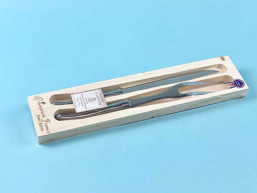 Table Relish Decor | Laguiole Carving Set - Stainless Steel