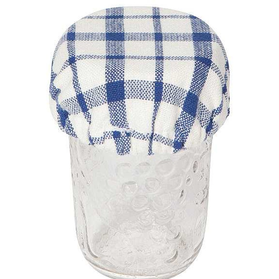 Kitchen Relish Decor | Mini Bowl Covers Set Of 3 - Belle Plaid