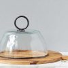 Kitchen Relish Decor | Round Oak Charcuterie Board - Medium