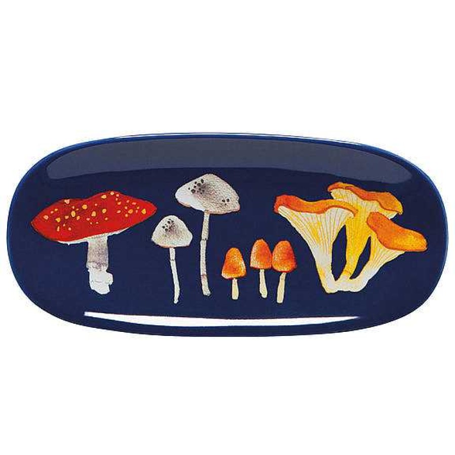 Kitchen Relish Decor | Shaped Dish - Field Mushrooms