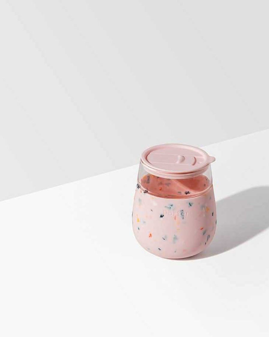 Kitchen Relish Decor | Porter Glass - Terrazzo Blush