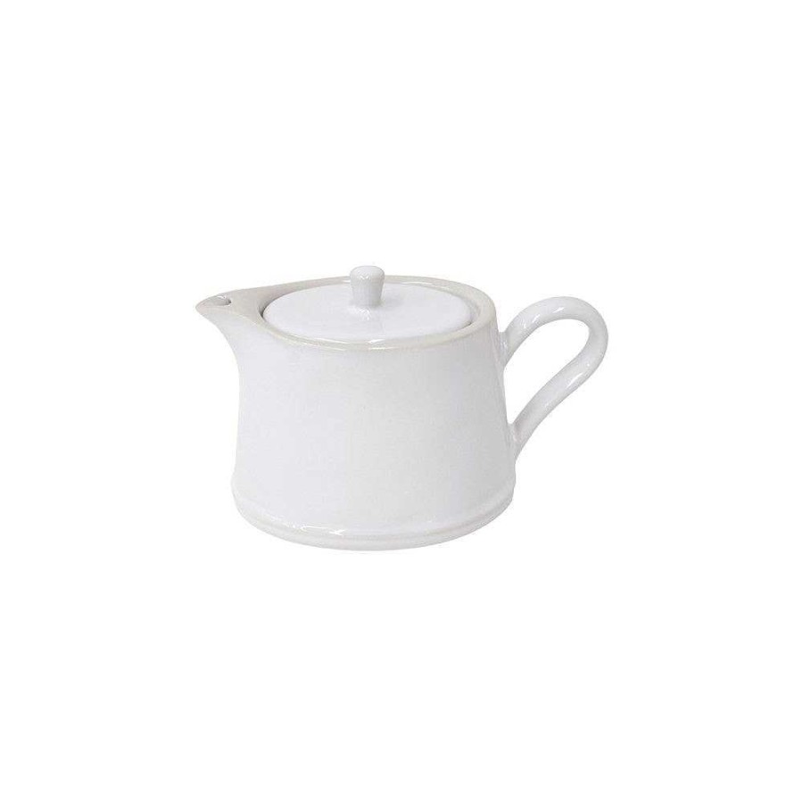 Table Relish Decor | Beja Small Teapot - White Cream