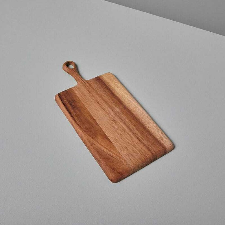 Kitchen Relish Decor | Acacia Mini Rect. Board With Short Handle