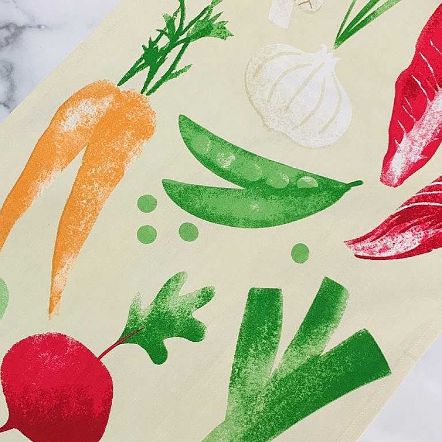 Kitchen Relish Decor | Veggies Tea Towel