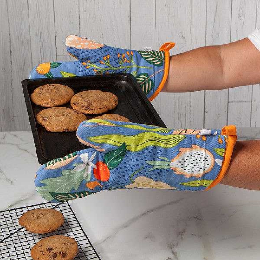 Kitchen Relish Decor | Oven Mitt Set - Paradise