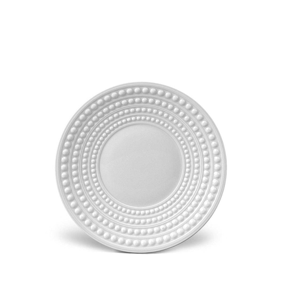 Table Relish Decor | Perl E Saucer - White