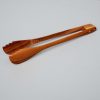 Table Relish Decor | Large Teak Tongs