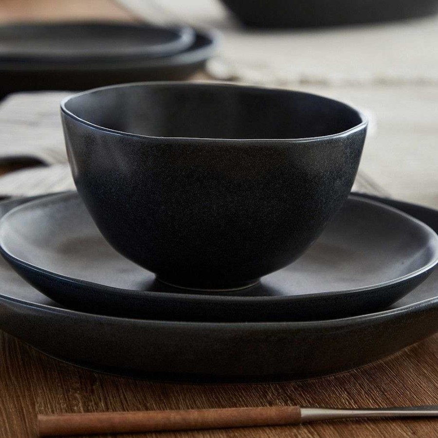 Table Relish Decor | Livia Cereal Bowl Set - Matte Black