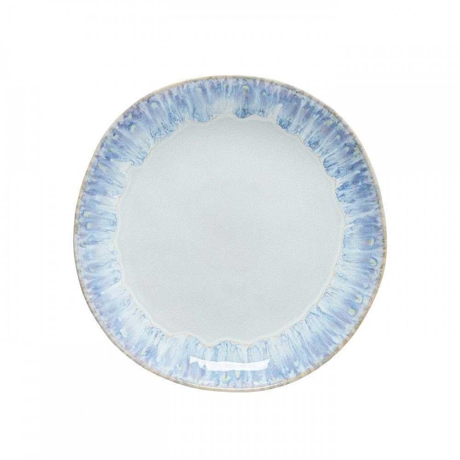 Table Relish Decor | Brisa Round Dinner Plate Set - Ria Blue