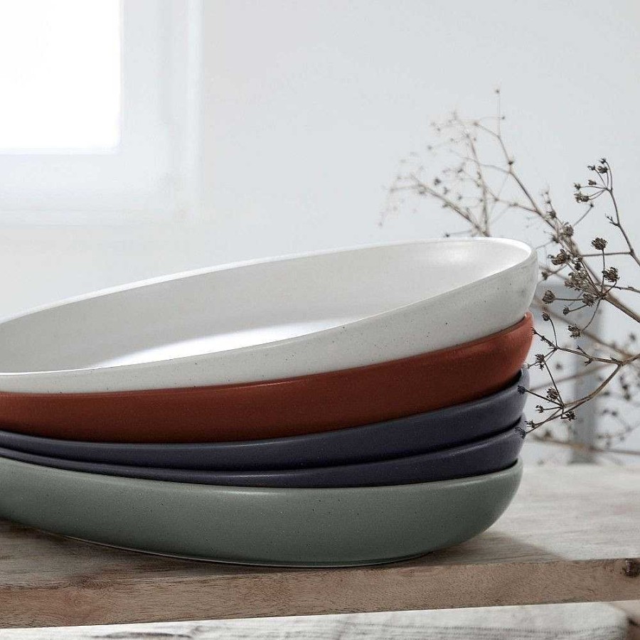 Table Relish Decor | Pacifica Large Platter - Cayenne