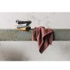 Kitchen Relish Decor | Linen Stripe Dishtowel - Wine