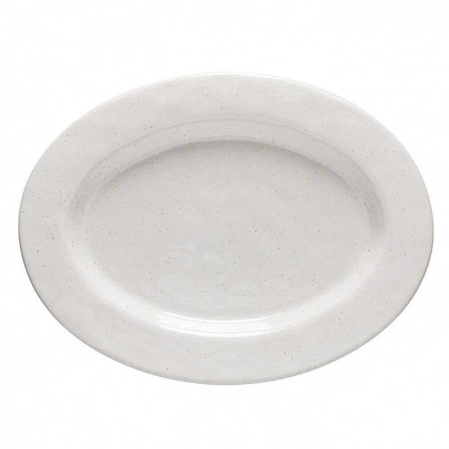 Table Relish Decor | Fattoria Oval Platter - White