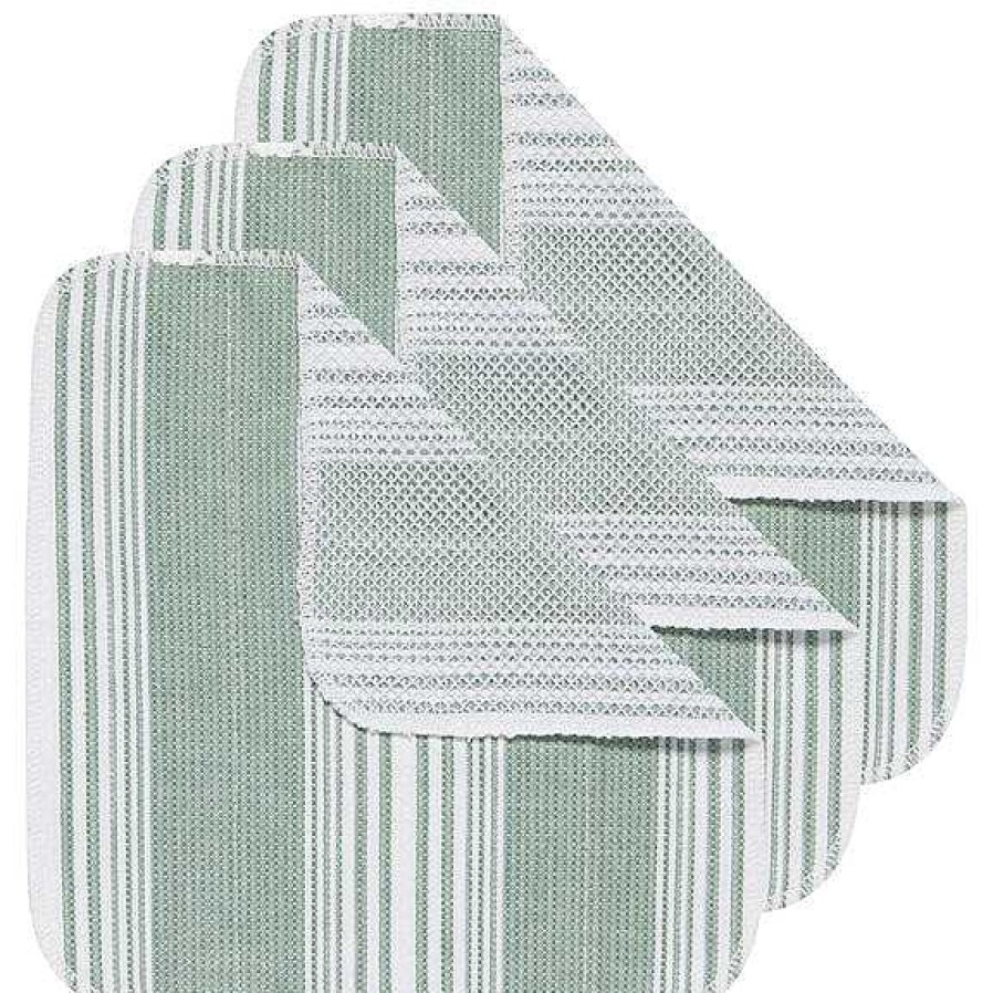 Kitchen Relish Decor | Scrub-It Dishcloths - Elm Green