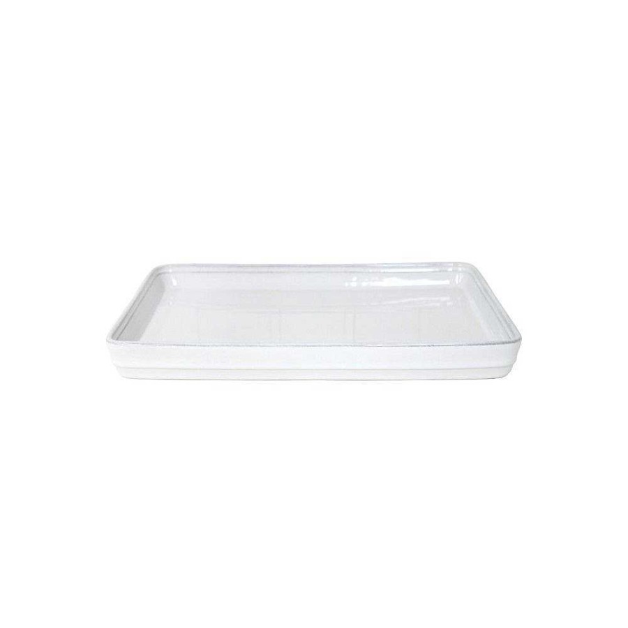 Table Relish Decor | Friso Large Tray - White