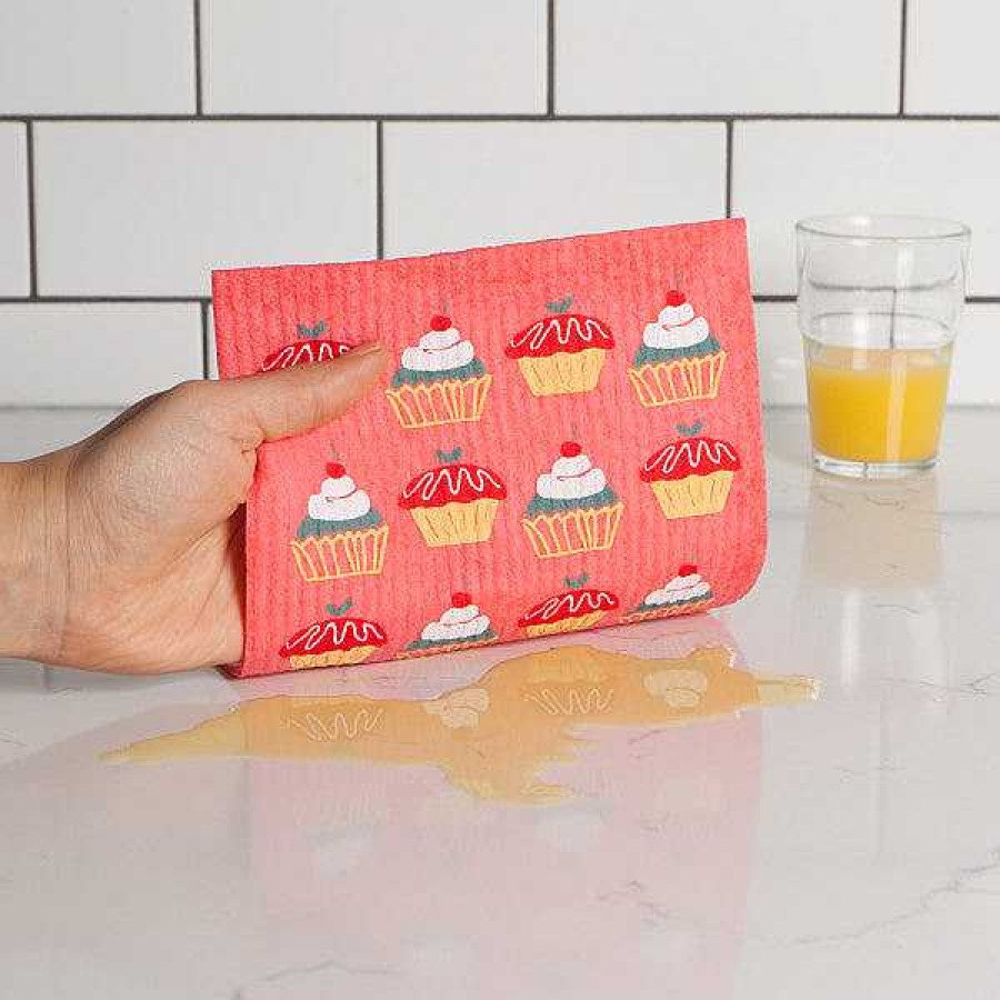 Kitchen Relish Decor | Swedish Dishcloth - Cake Walk