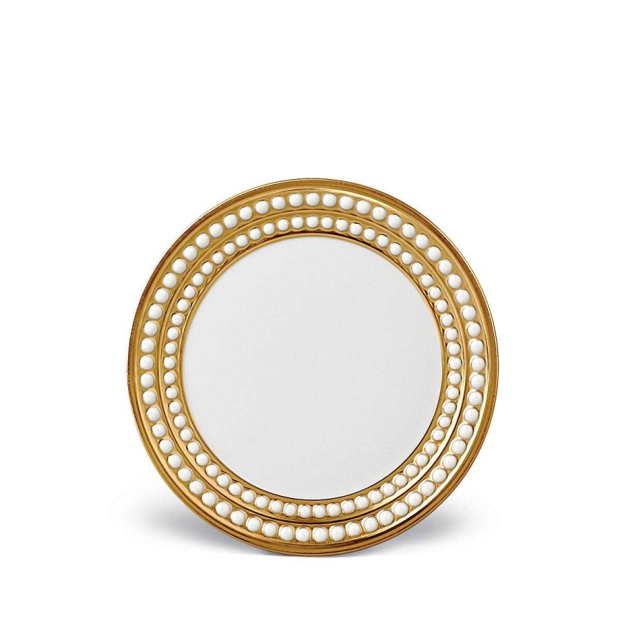 Table Relish Decor | Perl E Bread Plate - Gold