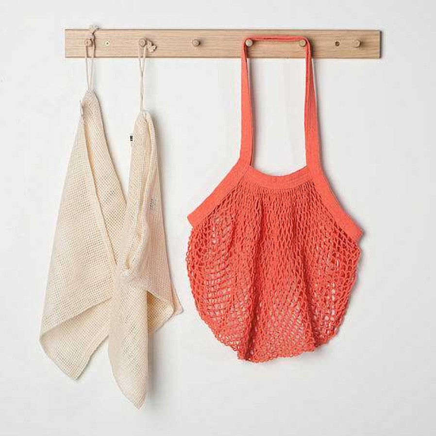 Kitchen Relish Decor | Le Marche Shopping Bag - Coral