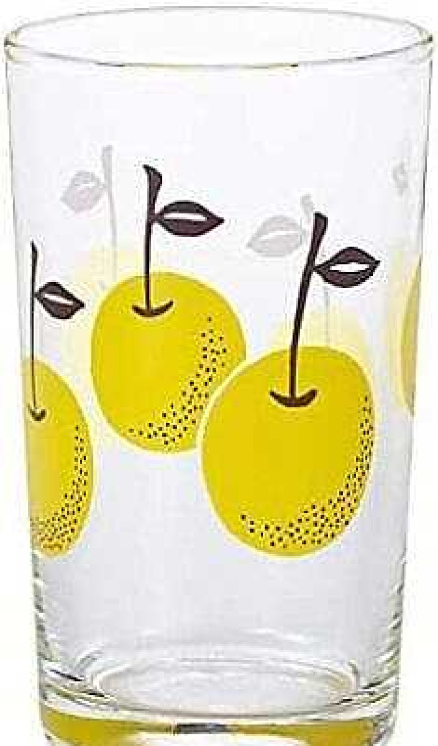 Table Relish Decor | Retro Juice Glass - Pear