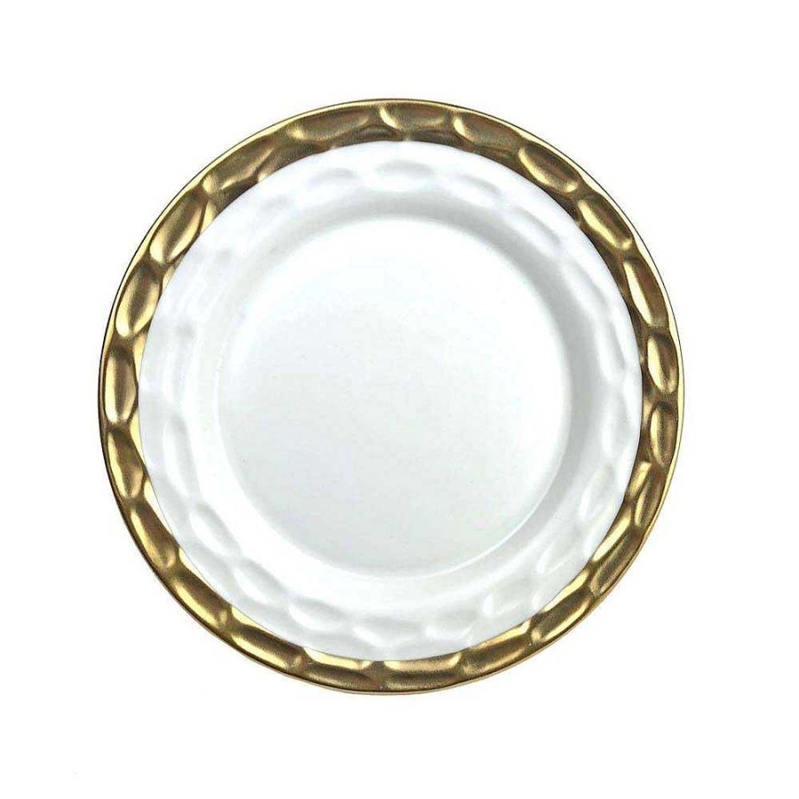 Table Relish Decor | Truro Salad Plate - Gold