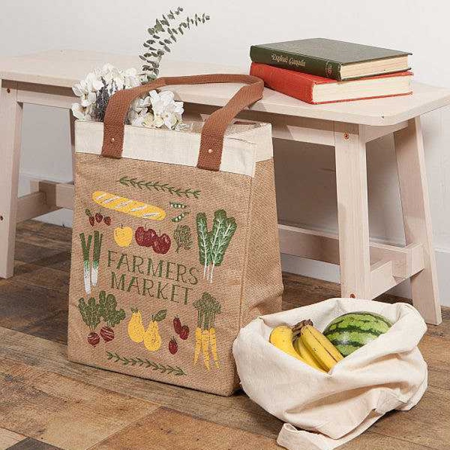 Kitchen Relish Decor | Farmers Market Tote