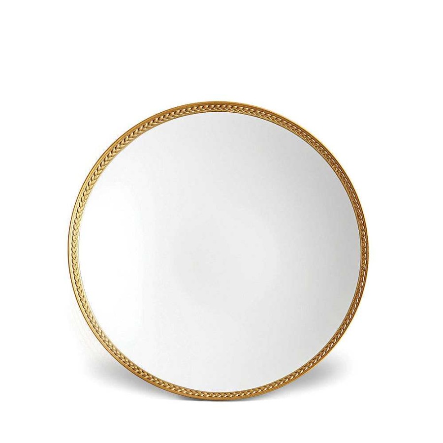 Table Relish Decor | Soie Tress E Soup Plate - Gold