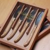 Kitchen Relish Decor | Laguiole Spreader Set - Olivewood