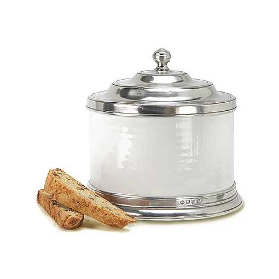 Kitchen Relish Decor | Match Pewter Convivio Cookie Jar