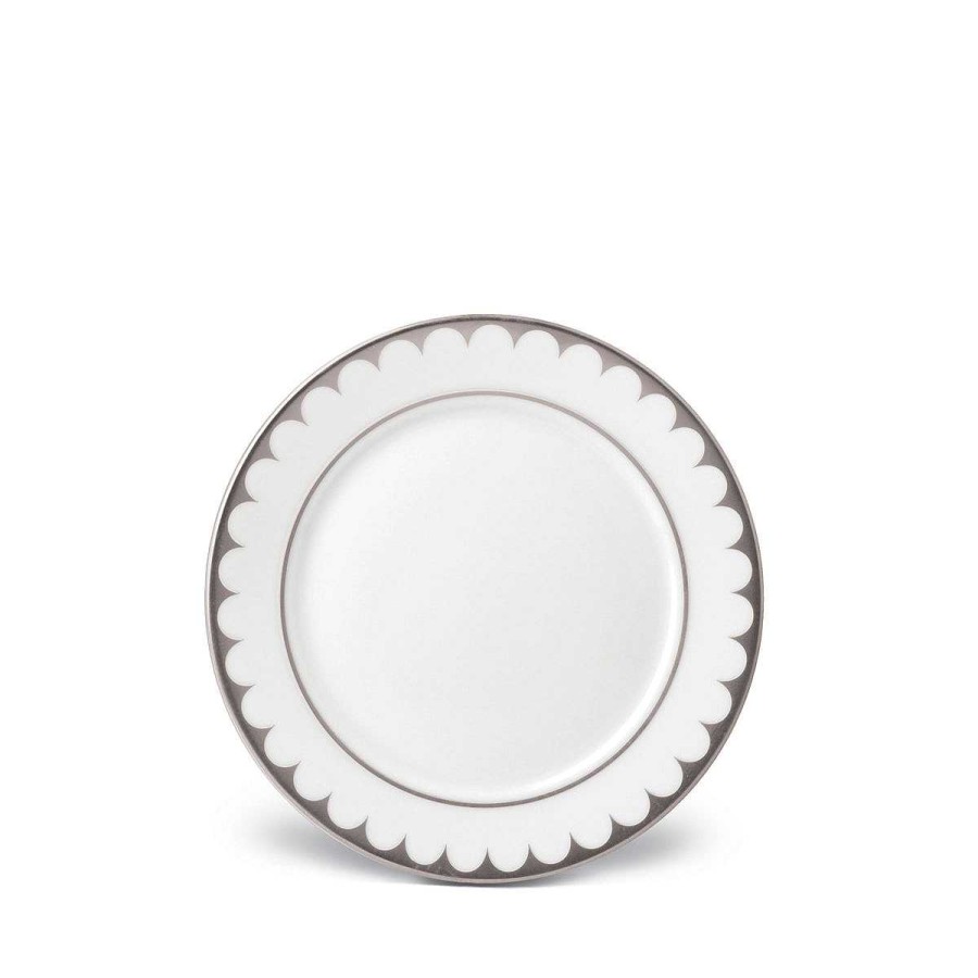 Table Relish Decor | Aegean Filet Bread Plate - Platinum