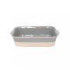 Kitchen Relish Decor | Fattoria Small Rectangular Baker - Grey