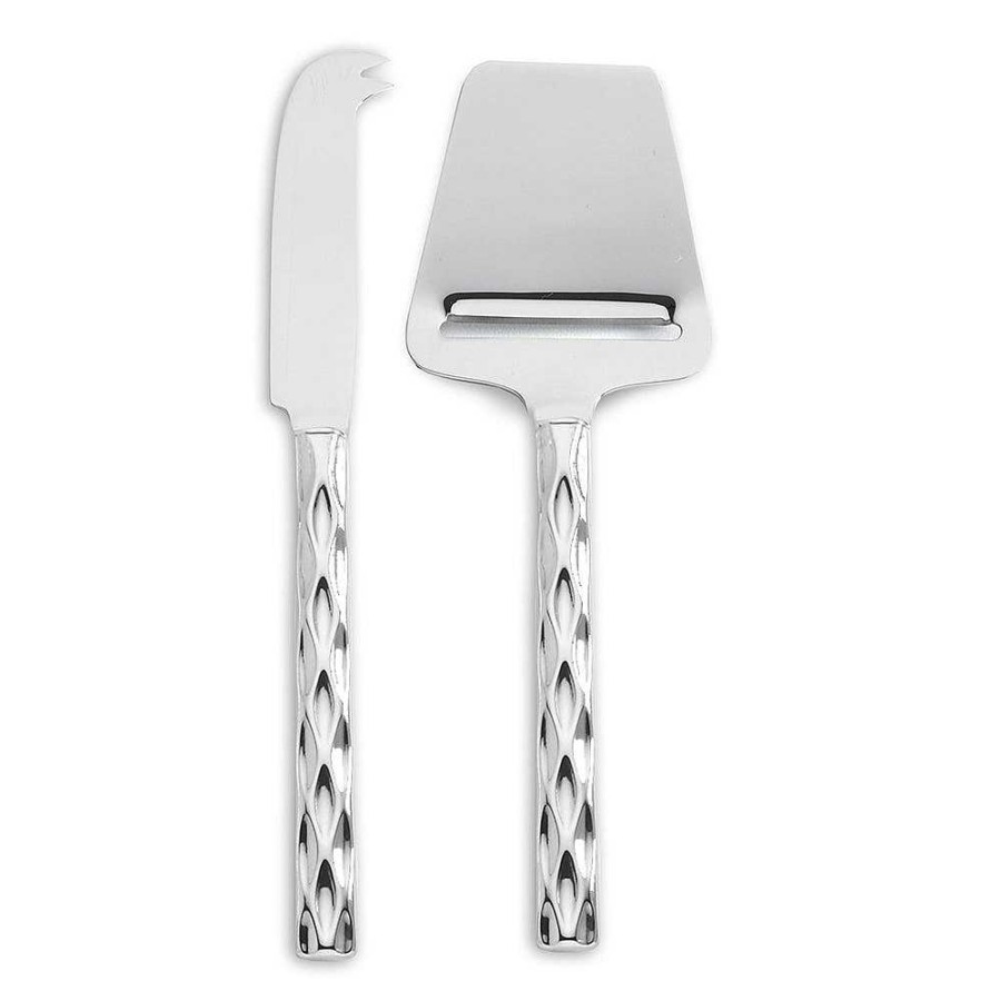 Kitchen Relish Decor | Truro Cheese Shaver & Knife Set - Platinum