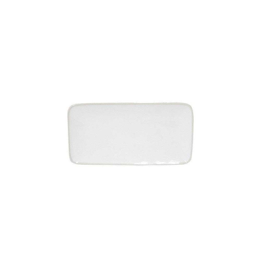 Table Relish Decor | Beja Small Rectangular Tray - White Cream