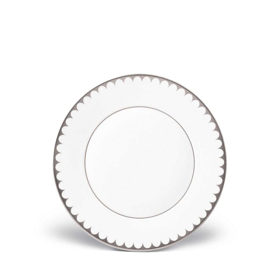 Table Relish Decor | Aegean Filet Dessert Plate - Platinum