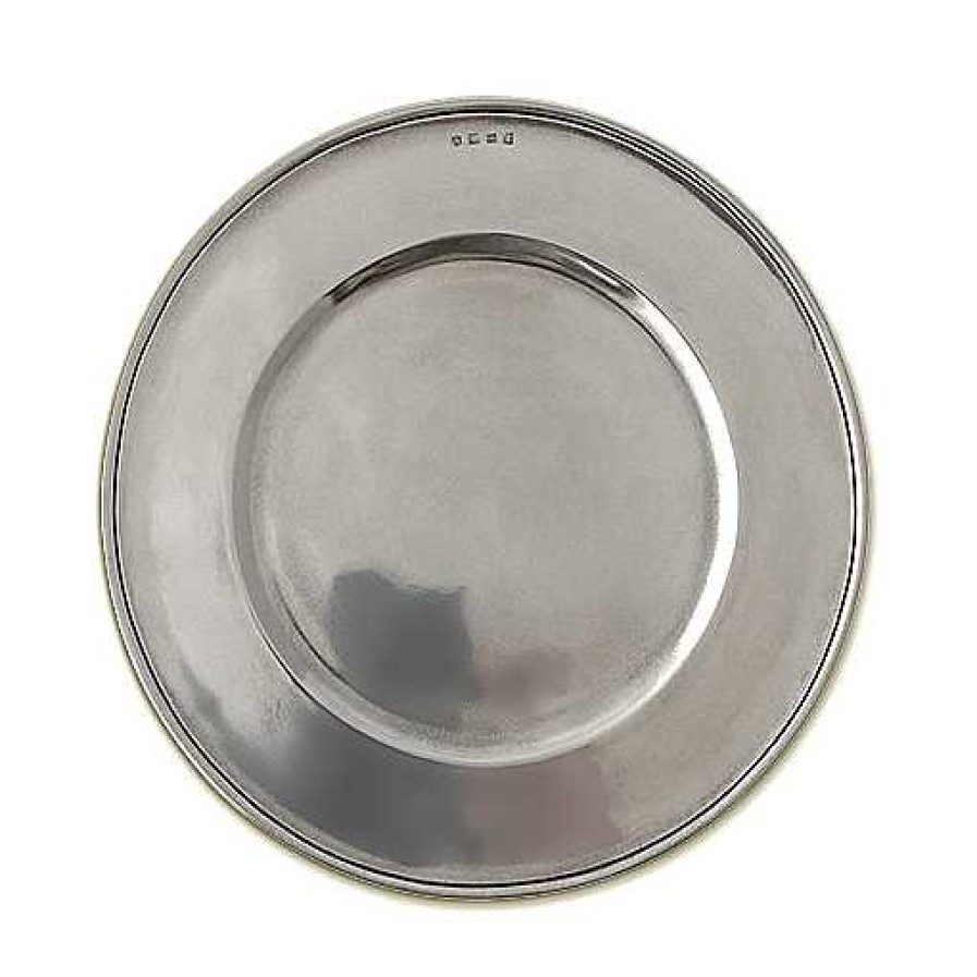 Table Relish Decor | Match Pewter Convivio Charger - Pewter