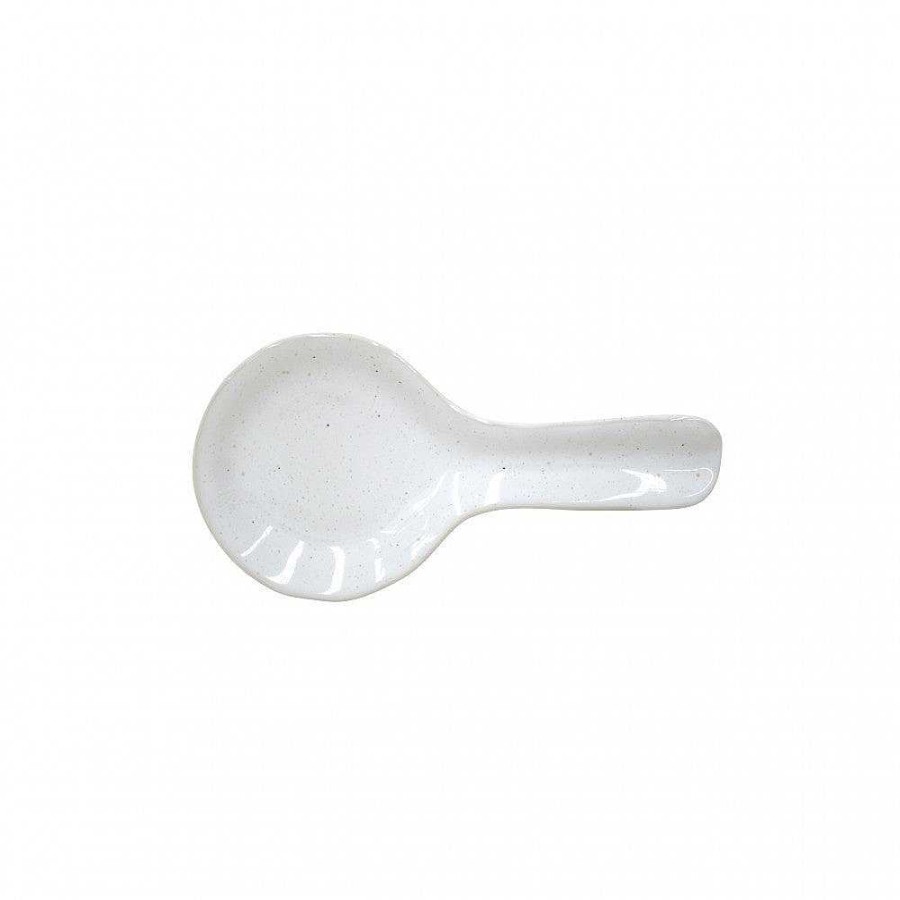 Kitchen Relish Decor | Fattoria Spoon Rest - White