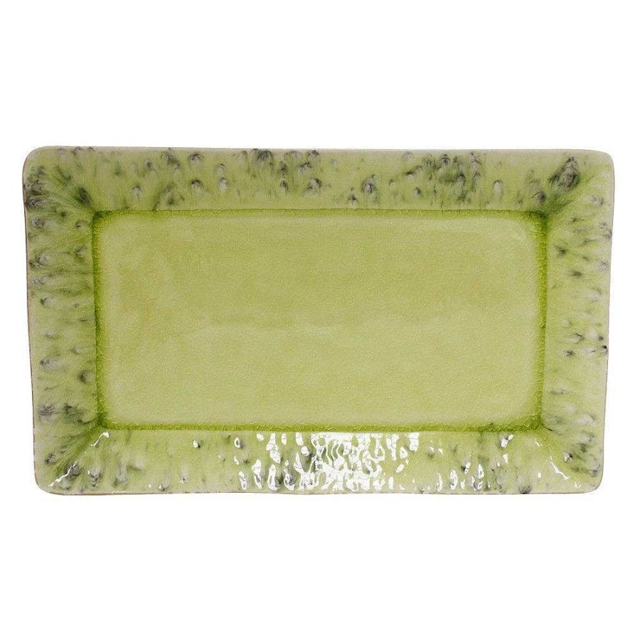 Table Relish Decor | Madeira Large Rectangular Tray - Lemon