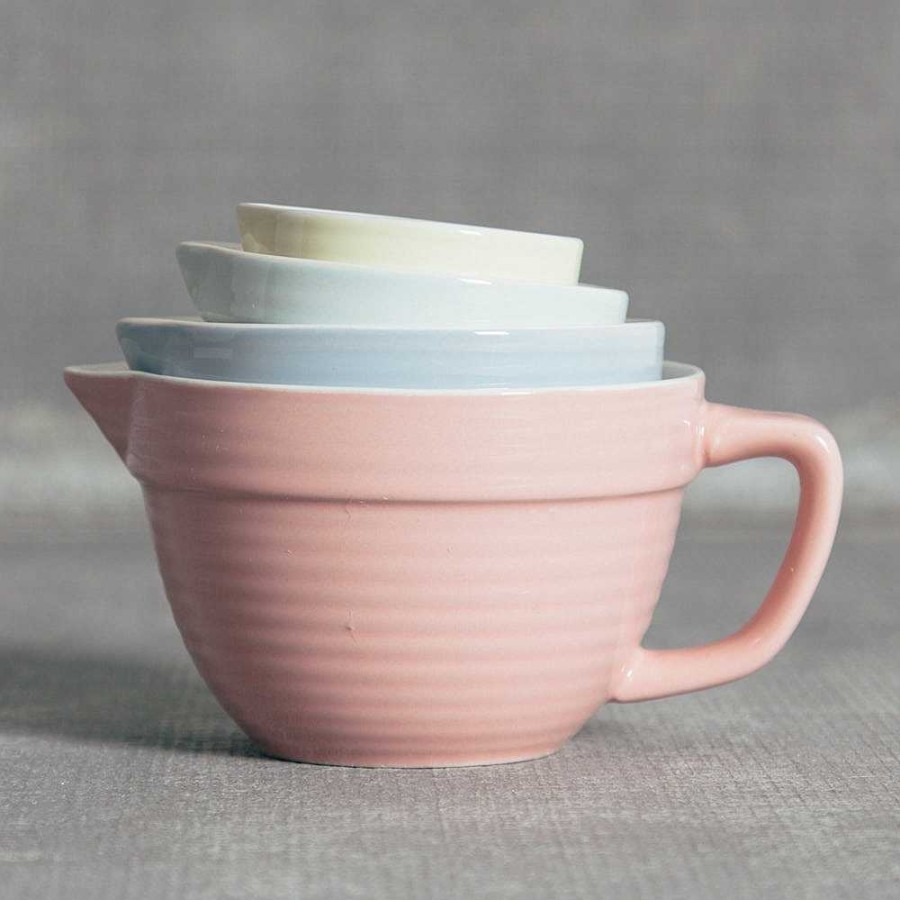 Kitchen Relish Decor | Batter Bowl Measuring Cups - Pastels