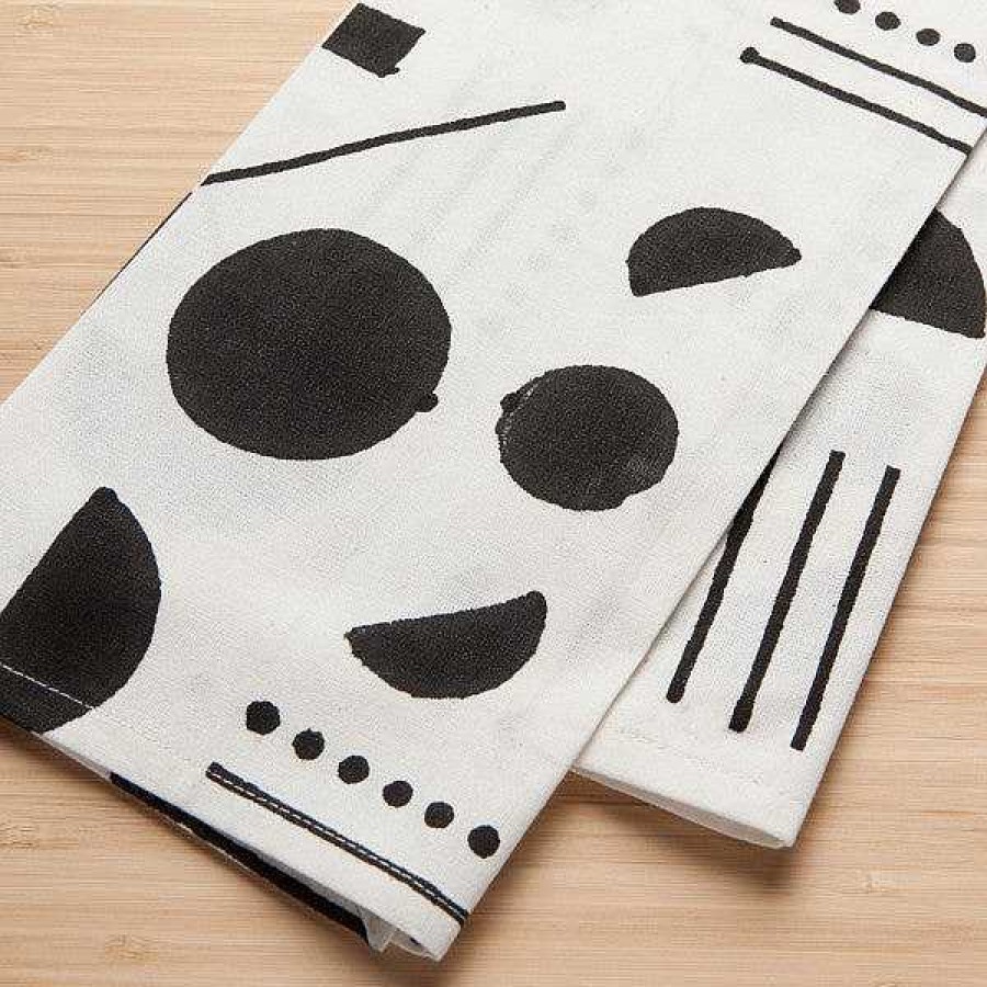 Kitchen Relish Decor | Domino Block Tea Towel