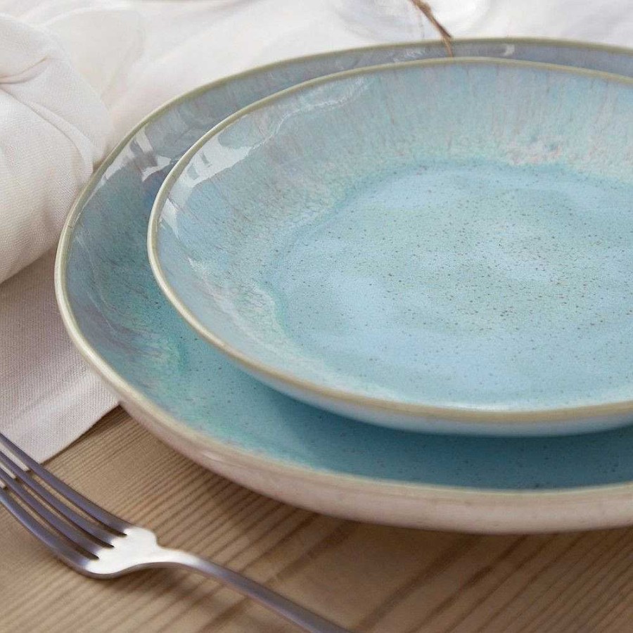 Table Relish Decor | Eivissa Dinner Plate Set - Sea Blue